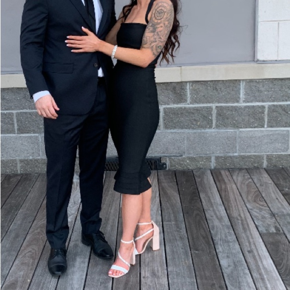 Black cocktail dress